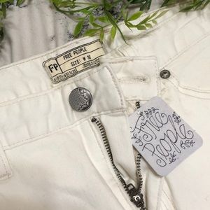 White Free People Jeans